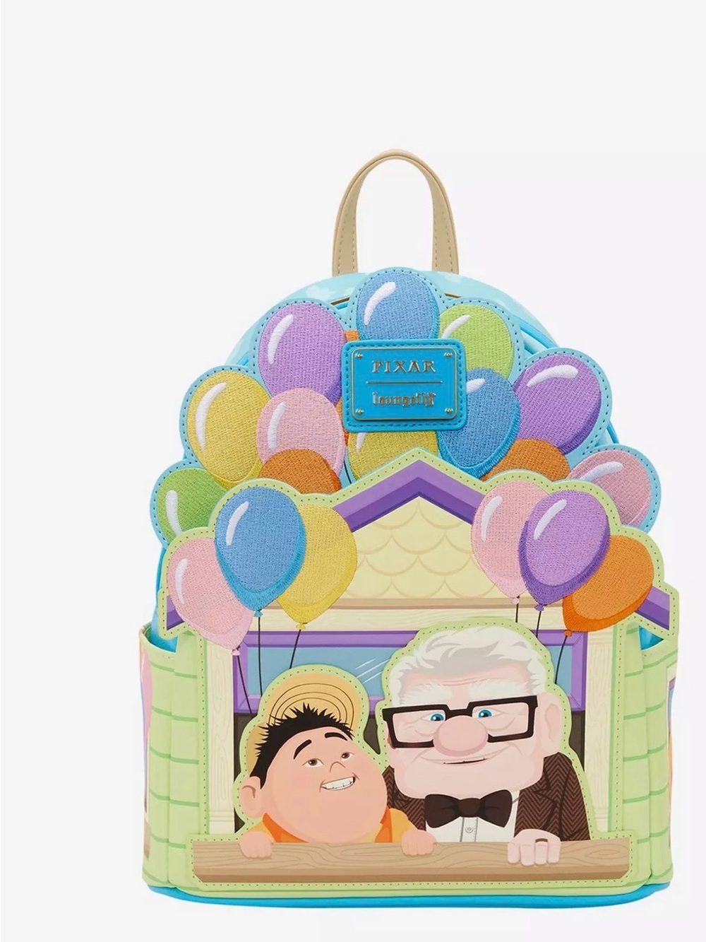 Loungefly Disney Pixar Up Carl & Russell Balloon House Figural Mini Backpack